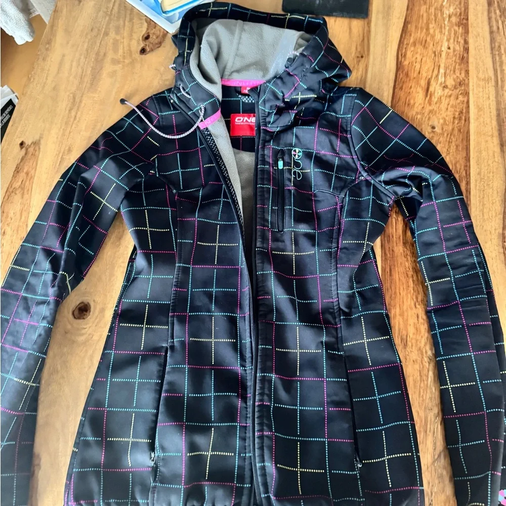 Colorful Grid Pattern Jacket - Picture 3 of 4